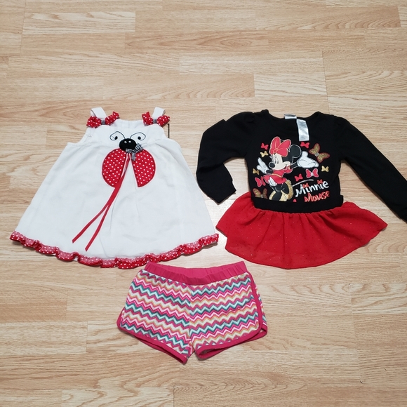 Disney Dresses 525 Toddler Girls Size 3t Clothing Bundle Of 3